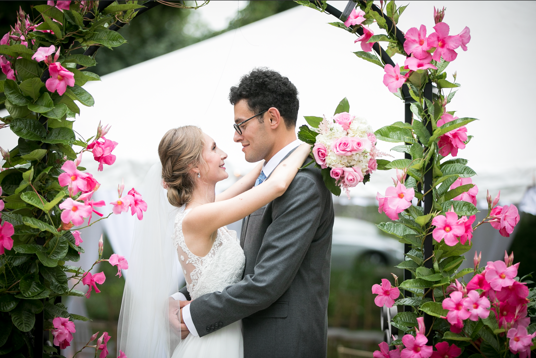 Alina Dronova ballerina bride floral garden wedding day in flemington nj