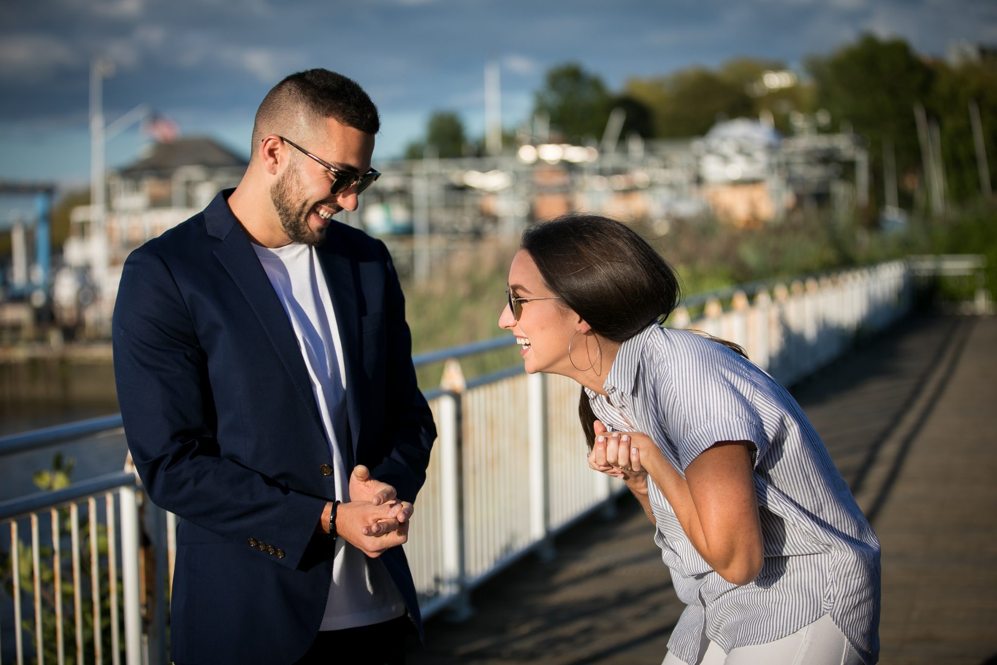 Surprise Proposal Red Bank NJ Photographer