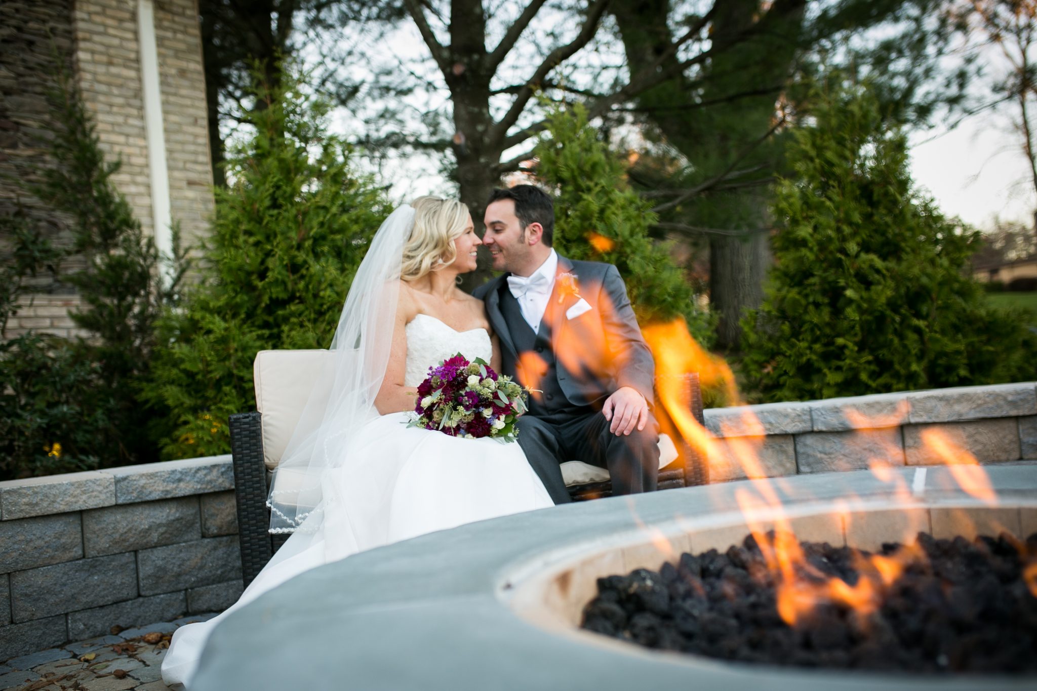 Somerset County Wedding Photographer warren wedding photography forest lodge winter