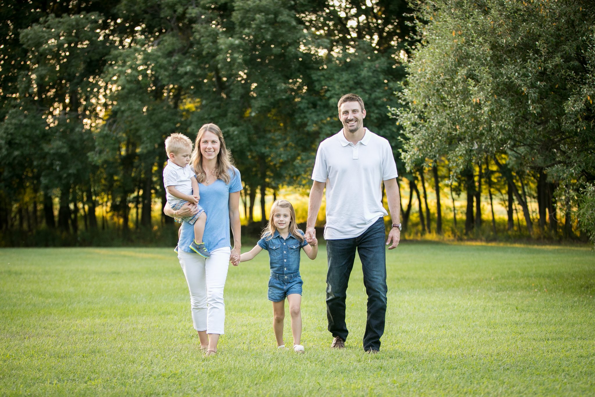 Natural Family Photos at Home in Backyard Somerville nj