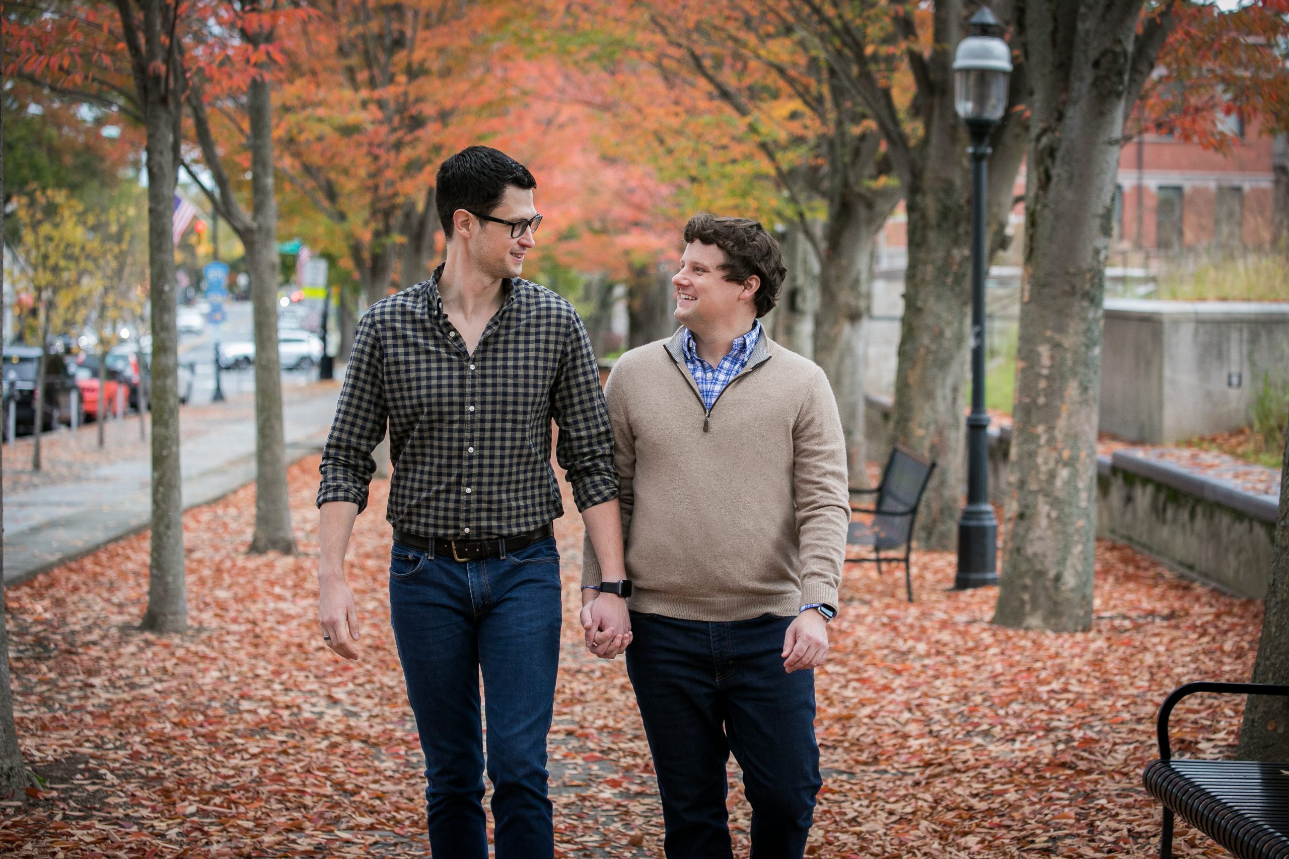 Fall Princeton Engagement - Eric & Scott - Jenna Perfette Photography